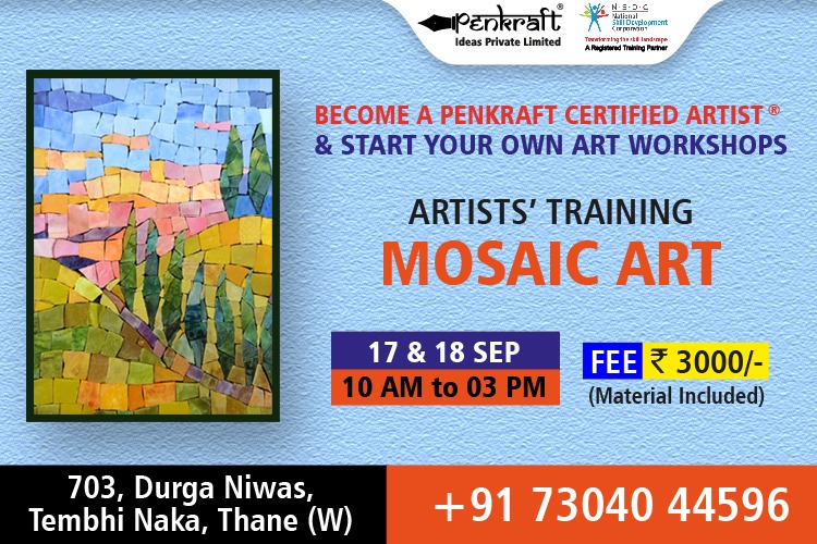 BECOME A PENKRAFT CERTIFIED ARTIST FOR MOSAIC ART!